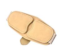 Genérico Clip per occhiali da sole sulla visiera 'automobile - clip per visiera auto - clip compatta di montaggio per viaggi e guida quotidiana uso esterno, Colore crema, Consulte la descripción