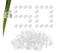 Generico Clip per Piante - 50 Pezzi Clip di Supporto per Piante Rampicanti da Giardino, Morsetti di Fissaggio per Vite per Fissare E Viti, Morsetti di Supporto per Riutilizzabili per Serra da Giar
