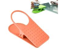 Generico Clip per piattino - Supporto per ritagli da tavolo con metallo ABS - Supporto per bevande Portabicchieri leggero per treno, dormitorio, soggiorno, aula, uffici