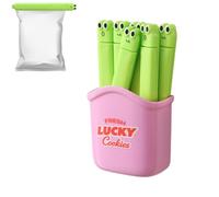 Genérico Clip per sacchetti alimentari, 6 pinze ermetiche e | Clip per sacchetti alimentari per casa, cucina, armadio, dispensa, appartamento, campeggio, picnic, feste, caramelle, verde