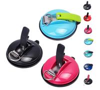 Generico Clip Suction Cup Hanger, Multifunction Heavy Duty Vacuum Wreath Cup Hook, Strong Suction, No Drilling Required, for Kitchens, Bathrooms, Toilets,and Cars (3pcs-1)
