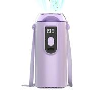 Generico Cliped On Personal Fan - 5-Speed LED Display Cooling | Portable USB Rechargeable Clip Fans for Car, Truck & RV, Small Electric Cooling Fan for Camping, Travel & Vacation