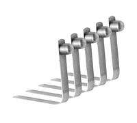 Genérico Clips - 5 pezzi V Shape Positioning Clamps | Adattabile Tenda Pole Clips, Breakage Resistant Positioning Lock Pin For Camping Kayak Tenda Outdoor Canopy Awning Boat Tube