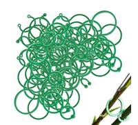 Generico Clips for Support - 100 Piece Reusable Twist Clamps, Vine Clips for Stems, Outdoor Greenhouse Gardening Tool, Tomato Grape Vegetable Flowers Accessory, Garden Training Aid, STEM