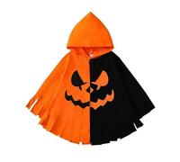Generico Cloak di Halloween - SPOCCHY morbido, Mantellino di zucca | Ghost Cape Cosplay Choak Costume Capee, fantasia Capeschetta con cappuccio da cappa con cappuccio Halloween Scial