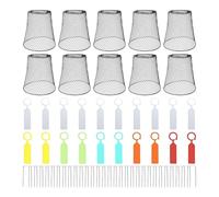 Generico Cloche per Piante - Gabbia in Rete da 10 Pezzi in Filo di Pollo | Protettore per Piante Resistente Ṕer La Protezione di Piccoli Animali | I Coniglietti, Le Galline, Gli Scoiattoli, GL