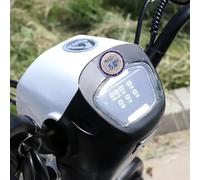Generico Clock For Motorcycle, Stainless Steel Small Electronic Watch Waterproof | Digital Clocks For Motorcycles with Glowing Display, Easy Installation, Water Backpack Fõr Hiking