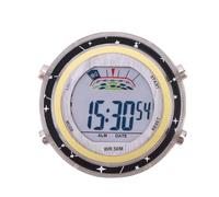 Generico Clock For Motorcycle, Stainless Steel Small Electronic Watch Waterproof | Digital Clocks For Motorcycles with Glowing Display, Easy Installation, Water Backpack Fõr Hiking