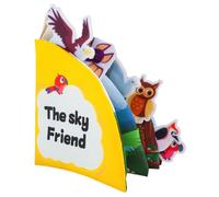 Generico Cloth Book - Machine Washable Quiet Sensory Learning Toy | Portable Fine Motor Skills Fabric Book for Kids | Educational Activity Books for Car Airplane Classroom Travel Birthday Gift