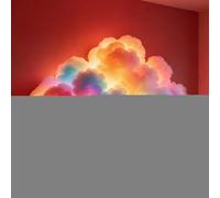 Generico Cloud Led Lights For Bedroom & Gaming Room, DIY USB-Powered Thundercloud LED Light Decor With Music Rhythm, For Ceiling Bedroom Ambiance Office Party