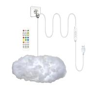 Generico Cloud Lights For Bedroom - Remote Control DIY Lamp | Color Changing Remote LED Light Up Clouds | For Living Room Kids Room Bar Dorm Apartment Nursery