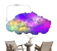 Generico Cloud Lights For Home | Music Syncing Dynamic Multicolor Cloud, LED Mood Lights For Living Room Bedroom Study Basement Garage Apartment Dormitory Photography Use, Fun Piece For