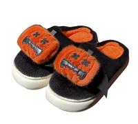Generico Clown Cotton Slippers, Christmas Santa Slipper, Funny Halloween Slides Cute Animal Cartoon Fluffy Plush House Shoes for Women Men Indoor Outdoor (C,33.5)