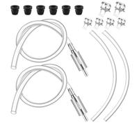 Generico Clutch Bleeder Kit - Hydraulic Brake Fluid Bleeding Tool, Wear Resistant Check Valve | Automotive Brake Bleed Hose Kit with Nozzle Caps And Clamps for Car Motorcycle Clutch And Maintenance