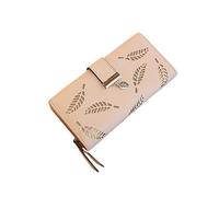 Generico Clutch mit Verschluss - Lange PU-Leder-Reißverschlusstasche für Damen, eleganter Kartenhalter | Modische Geldbörse mit Schnalle, große Handtasche, für Damen, Mädchen, Mütter, Geburtstage,