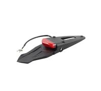 Generico Cndocc35 1 pz Fanale posteriore Lampada freno Luci parafango posteriore Nero e rosso Universale adatto Per la maggior parte delle motociclette