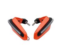 Generico Cndocc35 Kit luce manubrio LED per paramani per moto in ABS da 7/8" 22 mm arancione per moto da cross, ATV, fuoristrada, motocross