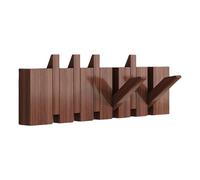 Generico Coat Rack, Coat Hook, Modern Style Piano Key Design Natural Wood Easy Installation No Punching Required, Hat Hook for Clothes Organizer Hanger and Entryway, 17.72x5.71inches