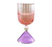 Generico Cocktail Glass - Irregular Gradient Modern Wine Cup | Drink Glassware for Home Bar Whiskey, Champagne for Party Wedding, Kitchen Dining Features, Elegant Beverage Hosting Usage