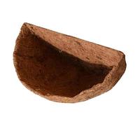 Generico Coco Liners for Planters - Natural Fiber Basket Inserts for Gardening Use | Breathable Molded Coconuts Coir Liner Design, Flower Pot Accessory for Outdoor Balcony Patio Deck 9.84 Inches
