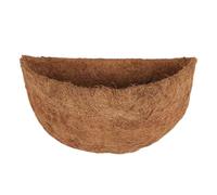 Generico Coco Liners for Planters - Natural Fiber Basket Inserts for Gardening Use | Breathable Molded Coconuts Coir Liner Design, Flower Pot Accessory for Outdoor Balcony Patio Deck 9.84 Inches