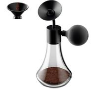 Generico Coffee Aroma Bottle Display Jar, Borosilicate Glass Coffee Bean Sample Storage Jar, Small Coffees Bean Tasting Jars with Airtight Lids for Fresh Tea and Spices