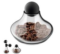 Generico Coffee Aroma Bottle Display Jar, Borosilicate Glass Coffee Bean Sample Storage Jar, Small Coffees Bean Tasting Jars with Airtight Lids for Fresh Tea and Spices