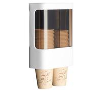 Generico Coffee Cup Organizer Rack - Creative Wall Mount Dispenser Tool, Funny Double Cylinder Accent with Easy Use, Fabric Frame with, Organizer Styling Portable Feature, Lifestyle Accessories f