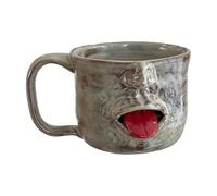 Generico Coffee Mug - 325ml Face Shaped Beverage Cup | Cold Drink Mug for Coffee, Tea, Milk, Home, Office, Living Room, Cafe, Dining Room, Bedroom, Creative Gift, Novelty Drinkware