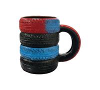 Generico Coffee Mug, Tire Shape Drinkware, Funny Cup, 300ml Comfortable Grip Design, Heat Resistant Style, Ideal for Birthday Christmas Thanksgiving Husband Dad Home Kitchen Office Bar