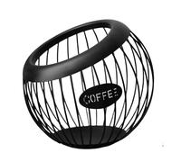 Generico Coffee Pod Holders, Large Capacity Metal Storage Rack, Desktop Organizer Coffee Pod Basket, Space-Saving Station for Kitchen, Bar, Counter, Offices 20x18.5cm