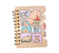 Generico Coil Notebook - Capybara Student Arged Notebook | Libro Di Scrittura Di Articoli Di Cartoleria Creativa Per Bambini, BOIL PER RAGAZZI GIURNI RAGAZZATI PROBLEMI DI VIAGGI