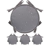 Generico Cojines Redondos de Bar para Asiento | 4 Piezas Cojines Impermeables Para Asientos - Accesorios para Muebles de Terraza Cojín Asiento Circular Para Interior y Exterior Jardín Terraza Café