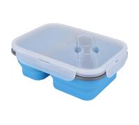 Generico Colapsible Lunch Box Containers,Silicone Bbento Box with Airtight Lid - Large Capacity Food Containers Safe in Dishwasher & Freezer for Adults & Kids