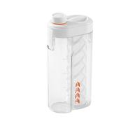 Generico Cold Brew Coffee Maker, Cold Brew Tea Bottle, 350 Mesh Ultra-Fine Filter, Leak-Proof Scale Design, For Kitchen Camping Outdoor Use, 8.66x4.41x2.83 Inches, White Black, 1 Piece