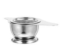 Generico Colino da Tè in Acciaio Inox Filtro a Maglia Fine e Supporto, Infusore per Tè Sfuso, Accessorio Pratico per Uso Domestico e Ufficio, Adatto a Infusi e Tisane