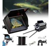 Generico Colitt Underwater Fishing Camera, 4.3 Inch LCD Screen HD Ice Fishing Camera with 220° Wide View, Night Vision Portable Fish Finder, IP68 Waterproof, for Ice Lake and River (30m)