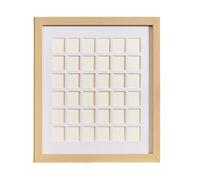 Generico Collage Frame, Photo Wall Frame, 30x30cm Wooden Dry Flower Frames with Square Design, Wall Collage Picture Frames, Home Decoration for Living Room Bedroom Hotel, Artistic Display Framed