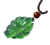 Generico Collana a ciondolo animale, ciondolo animale, Nine Collana di fascino animale in coda, Gioielli di moda, calcedony fortunato amuleto per uomini e donne, accessori per abbigliamento