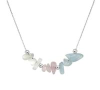 Generico Collana Con Ciondolo Di Cristallo Chips Per Donne E Uomini, Portafortuna, Collana Con Pietre Preziose Curative, Ciondolo Di Cristallo Curativo Reiki, Regalo Di Gioielli Per La Maternità