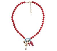 Generico Collana con ciondolo pesce - 3.15 Boho Chunky Summer Jewelry