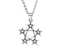 Generico Collana con pendente a stella Gioielli alla moda Coppia cool Regalo Moda creativa