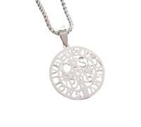 Generico Collana con pendente della Croce di San Benedetto per donne Uomini Collana con amuleto religioso gioielli cattolici San Benito