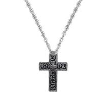 Generico Collana Croce Anticata con Scomparto Segreto - Regalo Elegante per Donne e Uomini, Ideale per Compleanni e Occasioni Speciali