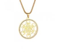 Generico collana da uomo, Alla moda Cerco Magico del Santo Angelo Collana Sacro Metatron Ciondolo Gioielli Salomone per uomini e donne