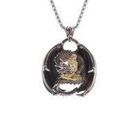 Generico collana da uomo, ciondolo per la dea per l'addestramento del drago mitico e il cavaliere del dio drago, gioielli di moda per coppie