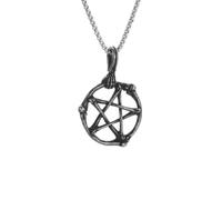Generico collana da uomo, Fashion Retro Gothic Ossa Stregoneria Pentagramma Collana Gioielli Uomini Hip Hop Punk Regalo per moto