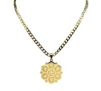 Generico Collana da uomo, Mantra delle Scritture Buddhiste, Om Mani Padme Hum Collana per uomini, donne, collane d'oro, gioielli regali