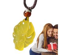Generico Collana di calcedone, ciondolo di calcedonio, Amuleto animale a code, Gioielli calcedonici della moda, amuleto fortunato per la ragazza delle donne, accessori per abbigliamento