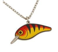 Generico Collana Esca Da Pesca Gioiello Charm Esca Leggero Colorato